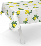ANRO &Otilde;lilina laudlina pestav vaha laudlina Aia laudlina &Uuml;mmargune ovaalne ruudukujuline 220 x 140 cm l&otilde;igatud servaga Lemon