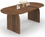 IDMarket - Pikendatav s&ouml;&ouml;gilaud Jaapan Ovaalne Edith 6-10 inimest p&auml;hkelpuu 160-200cm