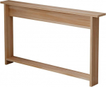 JYHHCYS Schmaler Konsolentisch Schmale Sofatische Aus Holz, Zweist&ouml;ckiger Couchtisch F&uuml;r Hinter Dem Sofa Inkl. Montagezubeh&ouml;r, Lange Beistelltische F&uuml;r Wohnzimmer, Einfache Montage(A,80x10x60cm)