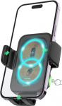 SooPii juhtmevaba auto mobiiltelefoni laadija, 15 W kiire intelligentne joondamine, juhtmevaba laadimise autohoidik, automaatne klamberauto telefoni hoidik iPhone 16/15, Galaxy Z Fold4/Flip5/S23 jaoks