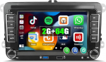 SIXTOP [2G + 64G] Android 13 autoraadio VW Golf 5 6 Polo T5 Tiguan Passat Caddy Seat Skoda, 7-tolline IPS puuteekraaniga autoraadio koos Carplay Android Car ASP Mirrorlink GPS FM/RDS BTiga