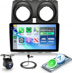 4G + 128G Rimoody 9-tolline Android autoraadio Nissan Qashqai J10 2006-2016 juhtmevaba Carplay stereo auto koos Android auto navigatsiooniga GPS peeglilink Bluetooth FM/RDS/EQ WiFi SWC tagantvaate kaameraga