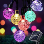 P&auml;ikesevalgustus &otilde;ues, p&auml;ikesevalgustid v&auml;ljas, 11 m, 60 LED Fairy Lights, v&auml;rviline, 8 režiimi, veekindel v&auml;ljas Ball Fairy Lights r&otilde;dule, aeda, puudele, pulmadele, pidudele, terrassile