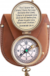 NEOVIVID Engraved Compass for I Know The Plans I Have for You, Jeremiah 29 11, Christening Gifts, Easter, Birthday, Mother's Day, Father's Day, Graduation Gift, Wedding Gifts