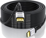 Soonsoonic 4K HDMI kaabel 12 meetrit | 18Gbps Ultra High Speed HDMI 2.0 kaabel & 4K @ 60Hz HDR ARC HDCP2.2 Ethernet HDMI kaabel | UHD TV Monitor Laptop Xbox PS4/PS5 jne jaoks