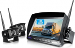 eRapta 1080P FHD digitaalne traadita tahavaate kaameras&uuml;steemi komplekt, 7-tolline HD LCD monitor, veekindel IP69 tagantvaate kaamera ilma h&auml;ireteta salvestamine, &ouml;ine n&auml;gemine, auto/veoauto/haagis/veoauto/bussi jaoks