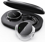 K&otilde;rvaklappide Bluetooth 5.4, avatud k&otilde;rvaklapid, traadita Bluetooth-m&uuml;rasummutus, veepiisakujuline klamber spordikomplektide Bluetooth 4 mikrofoniga, mugavalt sobivad k&otilde;rvakonksud, mustad