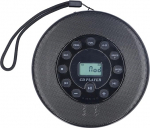 Zunate kaasaskantav CD-m&auml;ngija, kompaktne Bluetooth CD-m&auml;ngija koos k&otilde;lariga, anti-skip, sisseehitatud mikrofon, toetab CD p&otilde;letamist USB-le, MP3 autos (must)