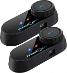 FreedConn T-Comvb mootorratta kiivri side peakomplekt, Bluetooth intercom k&otilde;lar mootorratta / ratsutamine / suusatamine, 2 - 3 s&otilde;itja t&auml;ielik dupleksne vabak&auml;e BT 800M 500M / 0.3MI