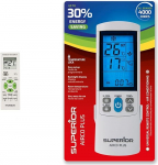 Thomson universaalne kaugjuhtimispult kliimaseadmetele ja Superior Electronics Superior Airco Plus universaalne asenduskonditsioneeri kaugjuhtimispult