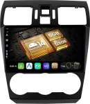 SXAUTO Android 14-6G+128G - Autoradio Forester/XV/WRX (2013-2018) - Traadita CarPlay Android Auto - Kaamera + MIC - DAB roolijuhtimine Dual Band WiFi Fast Boot 360-Cam DSP - 2 DIN IPS 9-tolline