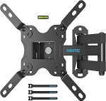 BONTEC TV seinakinnitus 13-42-tollise LED LCD OLED teleri kallutamiseks, p&ouml;&ouml;ramiseks, 360&deg; p&ouml;&ouml;ramiseks, seinakinnitus telerile kuni 20 kg, koos turvakruvidega, max. VESA 200 x 200 mm