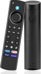 Ersatz-Sprachfernbedienung mit Sprachfunktion, passend f&uuml;r AMZ Smart TV Stick (4K, 2. Generation, 3. Generation, Life), AMZ Smart TV Cube (1. Generation, 2. Generation, 3. Gen), AMZ Smart TVs/Insignia