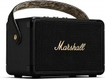 Marshall Kilburn II Bluetooth kaasaskantav veekindel k&otilde;lar, juhtmevaba, must ja messingist