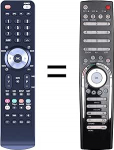 Technisat FBPVR335A/01 Digit HD8+ FBPVR335 DIGITHD8+ asenduspult Technisat FBPVR335A/01 Digit HD8+ jaoks.