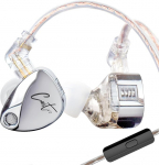 KZ Castor k&otilde;rvamonitor, Dual Dynamic Driver, juhtmega IEM k&otilde;rvaklapid, HiFi k&otilde;rvaklapid, heli h&auml;&auml;lestamine, m&uuml;ra isoleeriv IEM, eemaldatav 2-poolne kaabel (h&otilde;bedane, mikrofoniga)