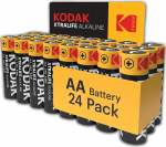Kodak AA patareid, topelt A patareid, 24 tk, &uuml;hekordsed patareid, leelispatarei, 1,5 V