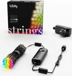 Twinkly Strings - 100 RGB+W valgusjada, must traat, pistikut&uuml;&uuml;p F