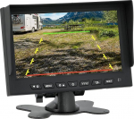 VSG 24 13114 - 7-tolline professionaalne transporteri tagurdusmonitor, TFT-monitor koos lisaseadmetega, E-hindamine, kaugliinid, 12-24 V