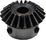 1 St&uuml;ck Kegelrad 1,25 M 20 Z&auml;hne Innenloch 8/10 mm Zahnrad 90 Grad Eingriffswinkel Stahlgetriebe Schraubenloch M5(8mm)