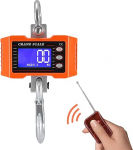 Rippuvad kaalud koos kaugjuhtimispuldiga 1000 kg 2200 lbs, Digitaalne rippuvad kaalud Elektrooniline kraana kaalud t&auml;pse taaslaadimise kevadanduriga & LCD-ekraan, Mini kaasaskantavad kaalud konksudega p&otilde;llumajandusettev&otilde;tte jaoks, tehas,