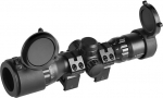 Minidiva Tactical 3-9x32 AOL Rifle Scope Red/Green Illuminated Mil Dot Reticle Folding Rifle Scope Covers Removable Quad Lock Rings