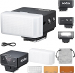 Godox iT20-O iT20 O kaamera v&auml;lklambi Speedlite valge hajutiga 6 v&otilde;imsusastet 700 v&auml;lku t&auml;isv&otilde;imsusel TTL magnetilise v&auml;rvikiibiga Olympus Panasonic DSLR-le (must)