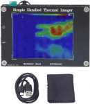 W&auml;rmebildkamera 3,2 Zoll Handheld, 7 In Infrarot W&auml;rmebildkamera, Eingebaute Batterie Multifunktsionaalne W&auml;rmekamera F&uuml;r Geb&auml;ude HVAC Elektrische