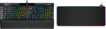 Corsair K100 RGB optilis-mehaaniline m&auml;nguklaviatuur Must & MM700 RGB laiendatud m&auml;nguhiire pad kangast pinnaga (pind 930 &times; 400 mm, USB pesa kahe pordiga) Must