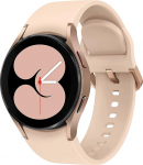 Samsung Galaxy Watch4 BT &uuml;mmargune Bluetooth Smartwatch, Wear OS, p&ouml;&ouml;rlev &auml;&auml;rik, spordikell, spordij&auml;lgimisseade, 40 mm, roosa kuld (l&auml;bipaistev versioon)
