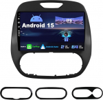 Android 15 IPS autoraadio sobib Renault Kaptur Captur (2014-2019) - Sisseehitatud CarPlay / Android Car - Tagurduskaamera tasuta - 2G + 64G - Juhtrattajuhtimine DAB Fast Boot WiFi 4G DSP - 2 DIN 9