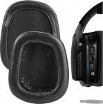GEEKRIA Elite asenduslammaste k&otilde;rvapadjad Logitech G 533/633/635/933/935/930/933S/633S/635/430/431/432/433/332/230/231/233/35 k&otilde;rvaklappidele - mustad