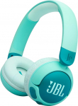 JBL Junior 320 BT juhtmevabad Bluetooth k&otilde;rvaklapid sisseehitatud mikrofoniga lastele, 50-tunnine taasesitus, JBL Safe Sound, madal helitugevus, lihtne kasutamine ja kleepsude komplekt, roheline