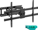 ONKRON M10-B TV seinakinnitus p&ouml;&ouml;rlev 42-120-tollise teleri jaoks kuni 100 kg, TV Mount laiendatav TV Mount Max VESA 1000 x 600, Ultra Slim Wall Mount TV kalduva mustaga