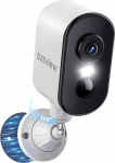CZEview 2K Surveillance Camera Outdoor Battery, Magnetic Mounting, 300&deg; Horizontal PTZ, Motion Detection, WLAN Wireless Surveillance Camera Outdoor/Indoor, 2.4G, 2-Way Audio, Coloured Night Vision,
