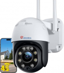 Ctronics 4G LTE Outdoor Surveillance Camera with SIM Card, PTZ 360&deg; IP Camera Without WLAN Outdoor with Colour Night Vision, 30 m Night Vision in Colour, PC/App, FTP/NAS/Cloud, 2-Way Audio, IP66
