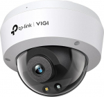TP-Link VIGI 5MP Full-Colour Dome Network Camera, 120 dB WDR, AI Detection, IK10 Vandal Proof, IP67, H.265+, Integrated Microphone, PoE/12V DC, up to 256GB (VIGI C250 (2.8 mm))