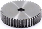 ZGF-BR 2,5 m 65 hammastega hammasratas 65T M2.5 Bore Straight Hambad Positiivne 45 teras koos Boss CNC &uuml;lekande jaoks (hammaste arv: 65 hammast)