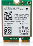 Killer Series for Intel AX1690i WiFi 6E Gaming Adapter Upgrade | CNVio2 M.2 WiFi kaart | High-Speed 3.0 Gbps WiFi for PC | Bluetooth 5.3 tugi | Toetab Intel 12th+ Gen CPUsid