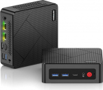 C4 Neo Ryzen 5 3500U Mini PC (4C/8T kuni 3.7GHz), 16GB DDR4/512GB SSD, Triple Display/Pre-OS11 Pro/WiFi 5/BT5.0/Dual Ethernet tugi, lauaarvuti kontorisse/koju/kodu jaoks