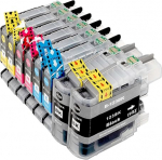 8 &uuml;hilduvat V3 kiibiga printeri tindikassetti suure v&otilde;imsusega Brother DCP-/J562/J4120DW J480DW J680DW/DCP-8250 J880DW J4420DW J4620DW/DCP-8250 J4625DW J5320DW J5620DW/DCP-8250 J5625DW J5720DW 2 x must 2 x ts&uuml;aan 2 x magenta 2 x kollane