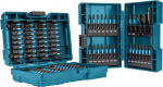 Makita E-03109 L&ouml;&ouml;gimustade komplekt 90-osaline PH, PZ, T Bits 25 ja 50 mm, mutriv&otilde;tme sisestused