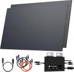 Solarway r&otilde;duelektrijaam 1000 W komplektne pistikupesa, v&otilde;imsus reguleeritav 600/800/1000 W, 2 x 500 W JaSolar moodulit, inverter koos rakenduse ja WiFi, Plug & Play