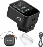 Godox X3L puuteekraaniga TTL juhtmevaba p&auml;&auml;stik Leica jaoks, 2.4G juhtmevaba v&auml;lklambi p&auml;&auml;stik, HSS 1/8000s, 32 kanalit ja 99 ID-d, TCM tugi, USB-C laetav, &uuml;hildub Godox X s&uuml;steemi v&auml;lklambritega.
