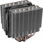 Mars Gaming MCPU-2T, Dual Tower protsessorijahuti, 6 HCT Heatpipes, TDP 280 W, Ultra Quiet PWM 120 mm ventilaator, Universal Multisocket