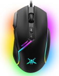 TECKNET juhtmega m&auml;nguhiir, 12800 DPI reguleeritav hiir optilise anduriga, 13 RGB valgust, 8 programmeeritavat nuppu, hiir tulekahju nupuga, m&auml;nguhiir PC/Laptopi jaoks, ainult paremak&auml;elistele kasutajatele