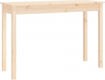 vidaXL konsoollaud / k&uuml;ljelaud / koridorilaud / k&uuml;ljepaneel / hoiulaud / riietuslaud 110 x 40 x 75 cm massiivne m&auml;nnipuit