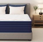 PurrJoys Materasso Matrimoniale 4FT6 160 x 190 x 20 cm - 8 Pollici Memory Foam al Gel - Ortopedico a 7 Zone - Ibrido a Molle Insacchettate - Rigidit&agrave; Media - Materasso 160 x 190 cm
