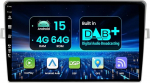 [4G + 64G] Autoradio Android 15 Toyota Verso R20 2009-2018 jaoks Sisseehitatud DAB+/Carplay/Android Car/DSP - Kaamera & MIC - IPS 9-tolline - BT SWC WiFi DAB Fast Boot 360 Camera