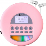 KLIM Nomad CD-m&auml;ngija Bluetooth - kaasaskantav CD-m&auml;ngija Discman kauakestva akuga - sisaldab k&otilde;rvaklappe - CD-R, CD-RW, MP3 - TF lugejaga, raadio FM - ideaalne autodele